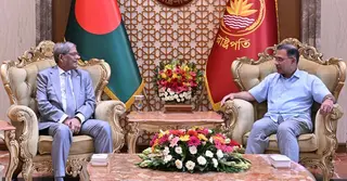 বঙ্গভবনে রাষ্ট্রপতির সঙ্গে প্রধানমন্ত্রীর সাক্ষাৎ
